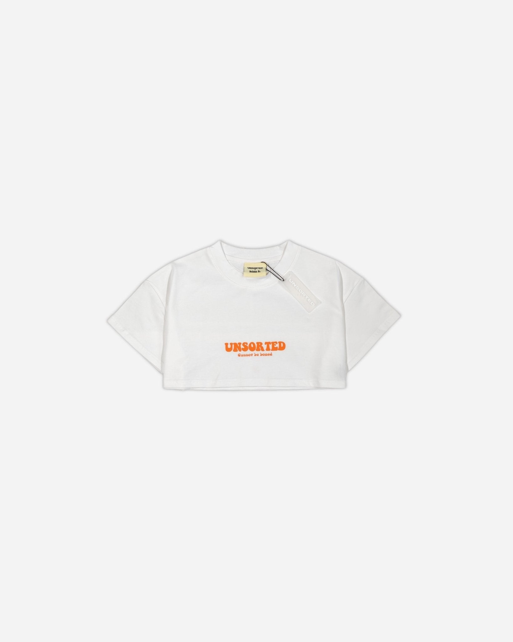 Unsorted xCannot be boxed crop t - shirt