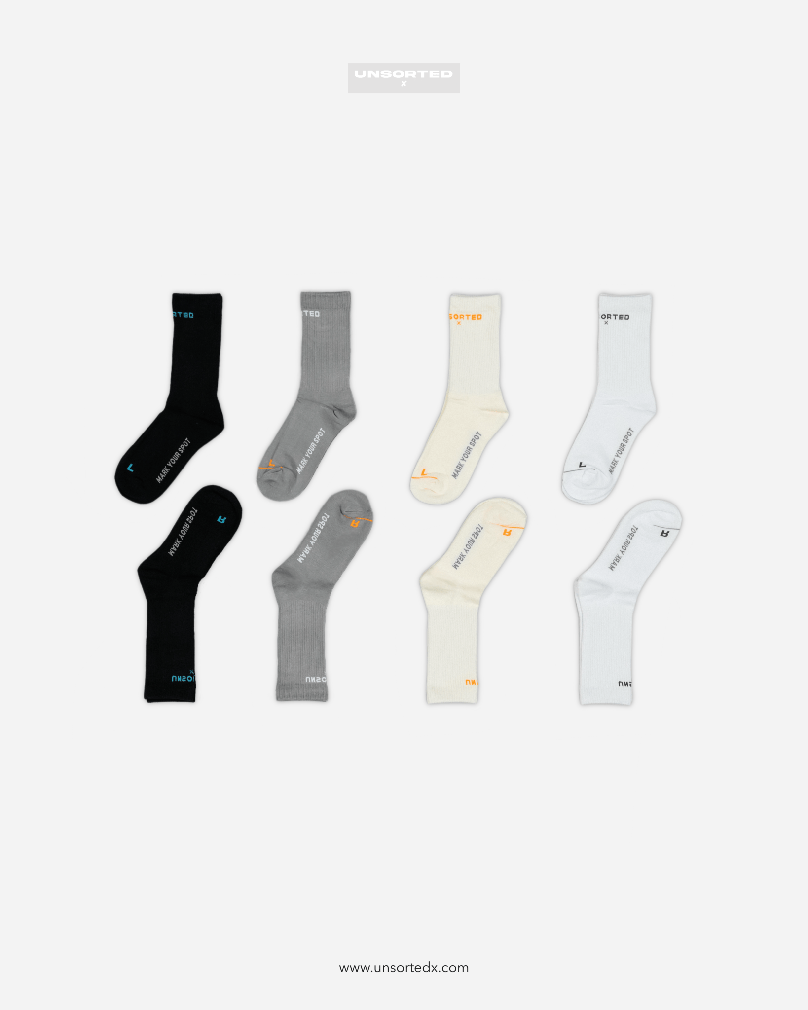 Unsorted xCrew sock 4 - pack